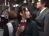 「直接触っても良いですよ」痴漢を誘発するスケベな女子校生に種付け