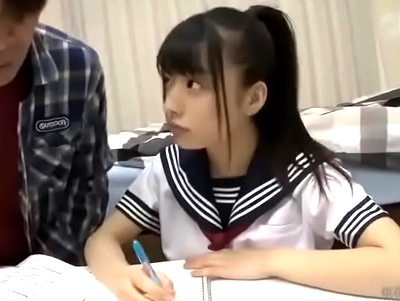 「先生も本当は…シタいんでしょ？♡」黒髪ポニテの清純JKのくせに家庭教師を誘惑するイケナイ子！！！
